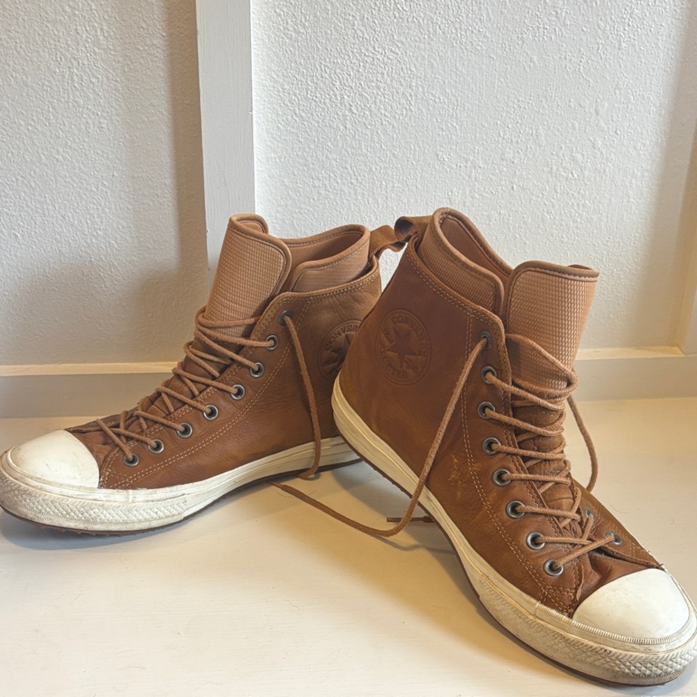 Converse Men's High-Top Sneakers - Tan